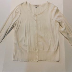Merona cream cardigan, size L